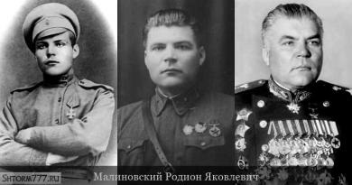 Malinovsky Rodion Yakovlevich - Életrajz
