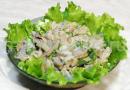 Σαλάτα από λάχανο Iceberg - οι καλύτερες συνταγές για το τραπέζι σας Τι να μαγειρέψετε από συνταγή λάχανου παγόβουνου