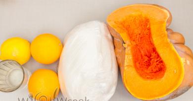 Μαρμελάδα κολοκύθας με πορτοκάλια